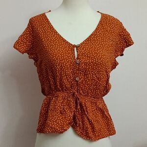 One Clothing Juniors Women's Blouse sz M